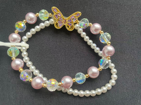 Bracelet (purple butterfly)