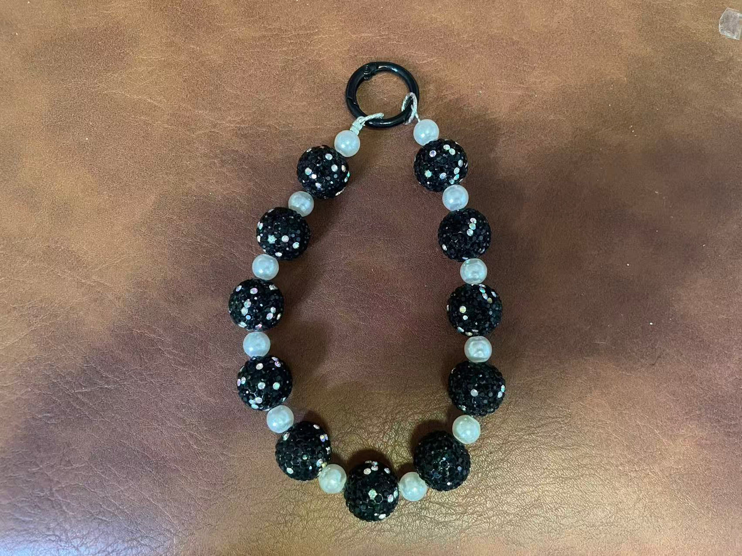 Key Chain (Black beads)
