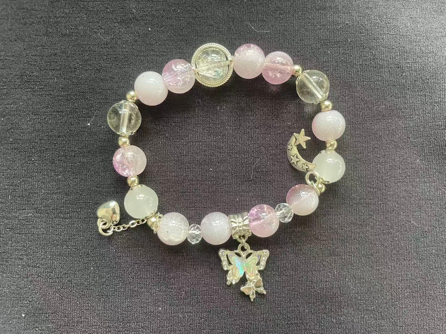 Bracelet (pink butterfly)
