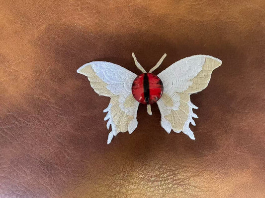 Hair Clip (white butterfly)