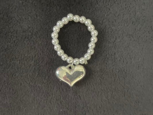 Bracelet (silver heart)
